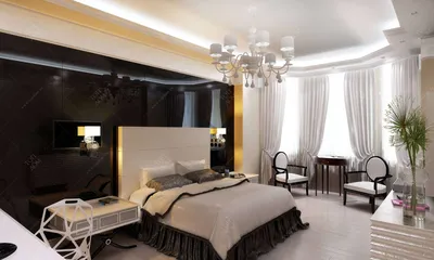 Дизайн квартиры с эркером – спальня и гостиная с эркерами