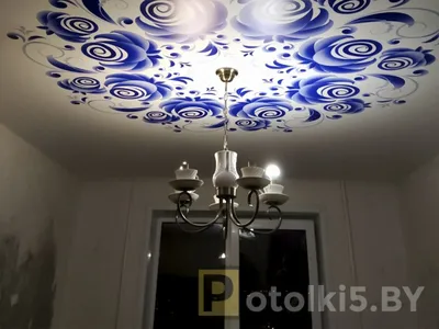 Натяжной потолок с фотопечатью в спальню ⋆ Проекты с ценами Potolki5.by