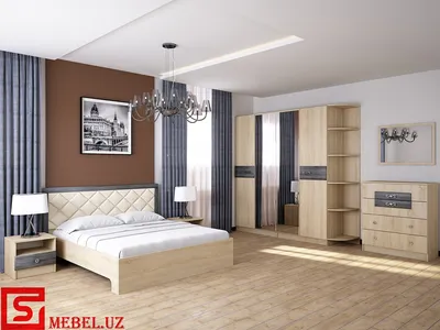 Cпальни в Ташкенте на заказ: купить спальные гарнитуры по доступным ценам  от S Mebel