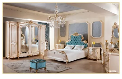 Спальный гарнитур в классическом стиле Венеция - купить в интернет-магазине  Maxmebeli: цены, фото