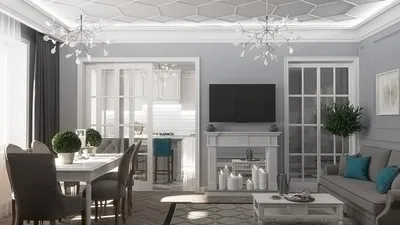 Дизайн интерьера гостиной - проект от q-mc_3067