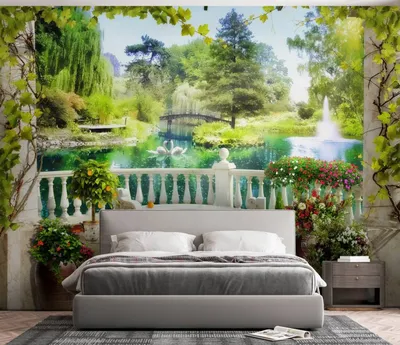 Фреска Прекрасный сад 31560 купить в Украине | Интернет-магазин Walldeco.ua