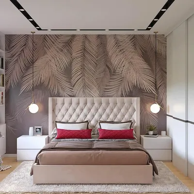 ФРЕСКИ / ОБОИ / ТКАНИ on Instagram: “«Стильная спальня в очень тёплой и  уютной гамме» - пи… | Apartment bedroom design, Stylish master bedrooms,  White bedroom decor