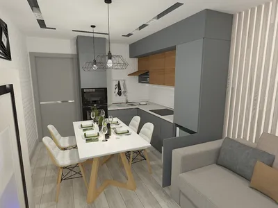 Дизайн кухни-гостиной 16 кв м: различные планировки и интерьер