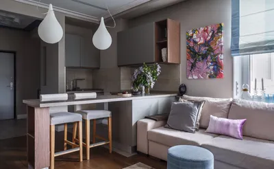 Обзор популярных вариантов планировки и зонирования кухни-гостиной 28 кв. м,  идеи стилевого оформления - 40 фото