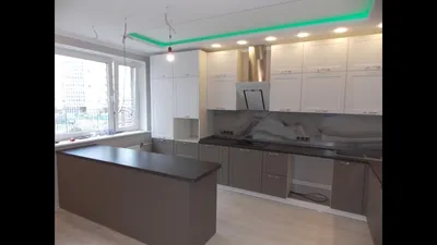 Дизайн кухни на 20 кв.метрах. Кухня гостиная с островом - YouTube