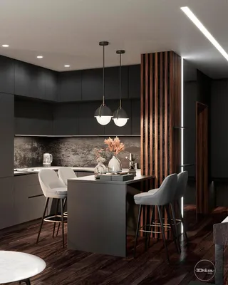 Кухня-гостиная 27,84 м.кв. | Заметки дизайнера Dia | Дзен