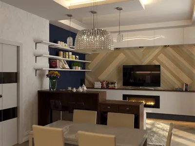 Уютная кухня-гостиная на 28 кв.м. | Детали шоу-рум дизайн-студия