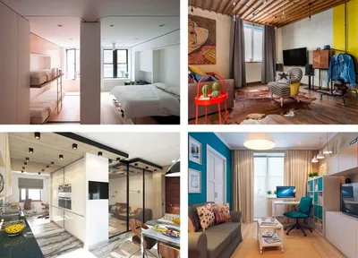 Дизайн квартиры 39 кв м (32 фото) - 4 стильных проекта с планировками и  особенностями оформления