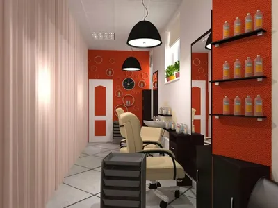 Салоны красоты парикмахерский зал - Дизайн салонов красоты