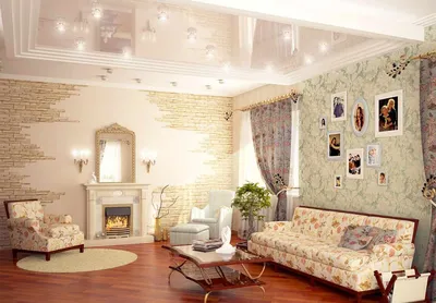 75 фото вариантов оформления гостиной комнаты в стиле прованс