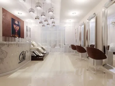 Салон красоты 150 кв.м. в стиле Неоклассика на Тульской - дизайн проект  интерьера салона красоты от студии Avkube. Тел: 8-499-283-10-52