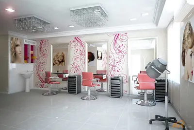 Дизайн салона красоты, фото, видео | Интерьер салона красоты,  парикмахерской | Дизайн-проект от ARTlike (Киев)