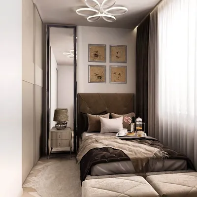 Спальня 10 кв. м. – дизайн фото в разных стилях, планировки реальных  интерьеров