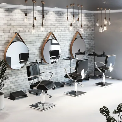 3D Beauty Salon OPUS | Интерьер салона красоты, Дизайн салона красоты,  Комната для макияжа
