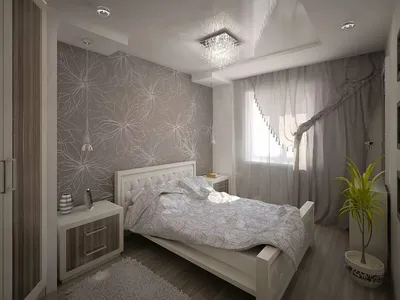 Интерьер небольшой спальни в квартире - 69 фото