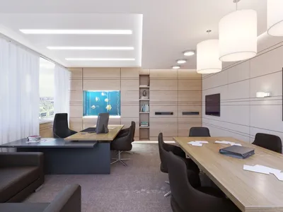 Как выполнить дизайн офиса в современном стиле?