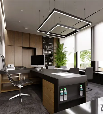 Дизайн офиса в современном стиле | Дизайн интерьера квартиры, Современный  дизайн офиса, Диз айн офисного пространства