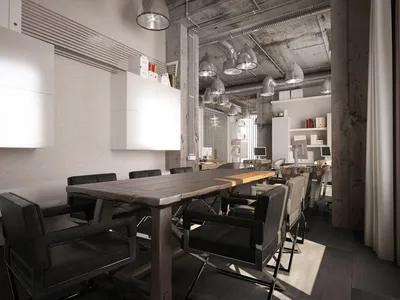 Дизайн офиса в стиле Лофт (loft) Киев. Проект лофт офиса.