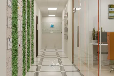 Дизайн коридора офиса Минск, Беларусь заказать – цены, фото