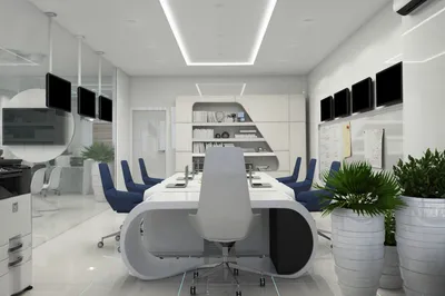 Дизайн интерьера офиса - стили, фото