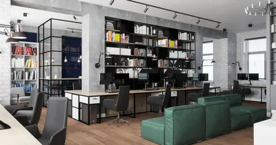 Завершенные проекты: Офис для IT компании в стиле Лофт | Пикабу