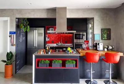 Черная кухня: фото интерьеров кухни в черном цвете, сочетания с другими  цветами