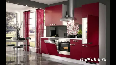 RoomPlan.Ru - Дизайн красной кухни: красивые сочетания и оттенки