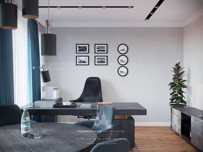 Дизайн маленького офиса в современном стиле | Дизайн, Дизайн офиса, Офисные  помещения