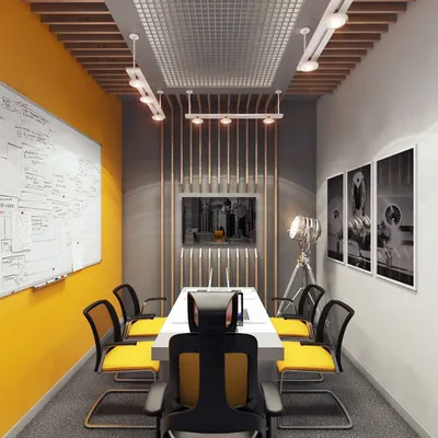 Дизайн переговорной комнаты в офисе - 69 фото
