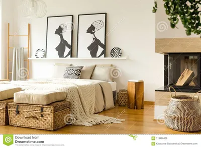 Теплый интерьер спальни с камином Стоковое Фото - изображение насчитывающей  ðµñ ñ‚ðµñ ñ‚ð²ðµð½ð½o, ð°ðº: 119480408