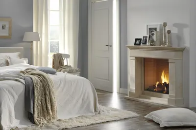 12 идей для спальни с камином. Теплая и уютная романтика | Нескучный дизайн  интерьера | Дзен
