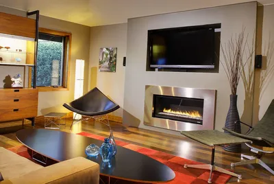 Телевизор над камином в интерьере гостиной: фото подборка идей дизайна