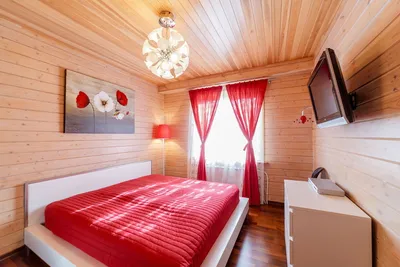 Спальни с фасадом камина из плитки – 135 лучших фото дизайна интерьера  спальни | Houzz Россия