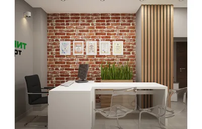 Дизайн интерьера офиса УК «Монолит Комфорт» в современном стиле