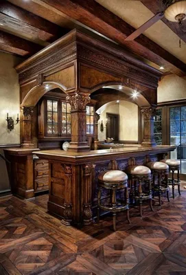 20 Of The Most Lavish Wooden Home Bar Designs | Home bar designs, Bars for  home, Pub interior design