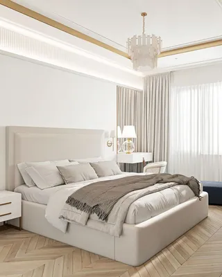 Спальня в стиле неоклассика (90+ фото) — тренды дизайна в 2022 году