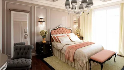 Дизайн спальни в стиле неоклассика от Mirt. Abitant Москва