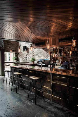 Бар Donny's с деревенской тематикой — HQROOM | Bar interior design, Bar  interior, Restaurant interior design