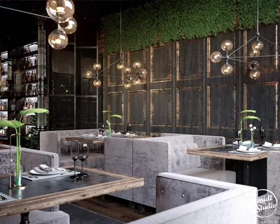 Дизайн интерьера кафе, бара, ресторана современный, фото