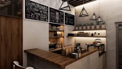 Дизайн интерьера мини-кафе - YouTube