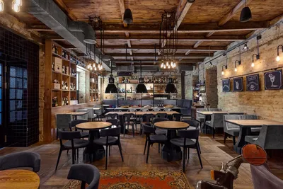 Интерьеры баров и ресторанов в стиле лофт | Блог L.DesignStudio