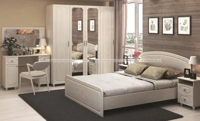 Спальный гарнитур Victori 02 — купить современные спальные гарнитуры в  интернет-магазине СпектрМебель