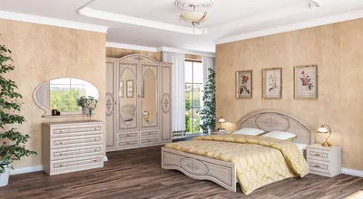 Спальни Мебель-Неман с угловым шкафом в Минске - купить спальню  белорусского производителя Мебель-Неман