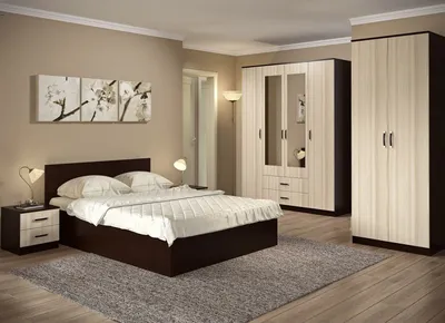 Спальни в современном стиле купить в Москве с доставкой | Спальни в  современном стиле по выгодным ценам в интернет-магазине МегаМебель