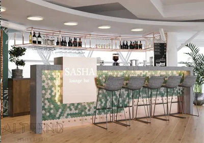 Дизайн-проект бара SASHA lounge bar