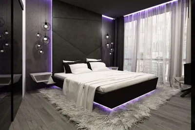 Дизайн спальни в стиле хай-тек, как показатель вкуса, благополучия и успеха  | Mixnews