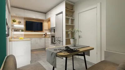 Дизайн маленькой кухни и столовой - Интериорни салони Home Design