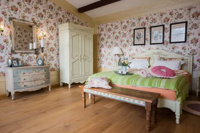 Спальни в стиле шебби-шик – 135 лучших фото дизайна интерьера спальни |  Houzz Россия