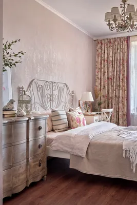 Спальни в стиле шебби-шик – 135 лучших фото дизайна интерьера спальни |  Houzz Россия